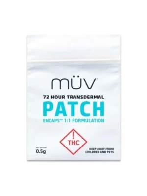 MUV 72 Hours THC Transdermal Patch For Sale