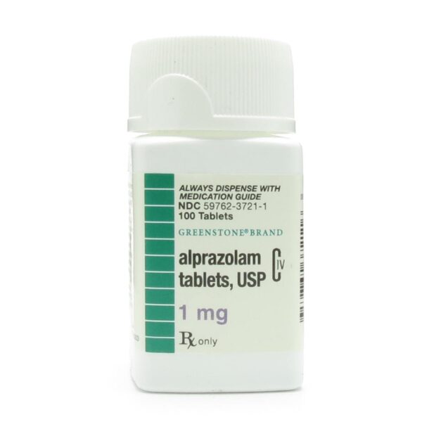 Buy Xanax Online Alprazolam 1 mg USP (100 Tablets)