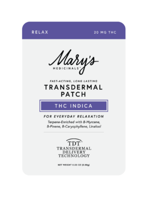 20 mg Indica THC Transdermal Patch For Sale