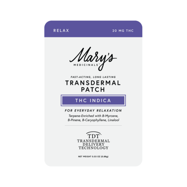 20 mg Indica THC Transdermal Patch For Sale