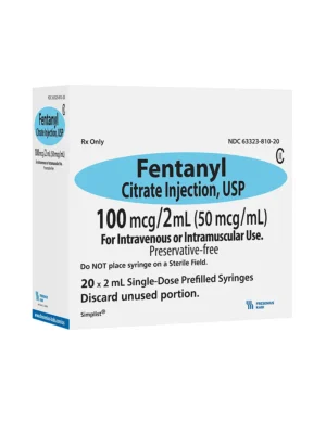 Fentanyl Citrate Injection USP 100 mcg/2mL (50 mcg/mL)